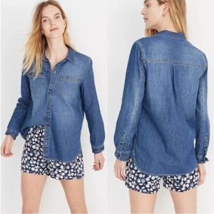 Madewell Denim Classic Ex-Boyfriend Shirt in Kylemore Wash Size XS